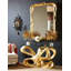 Biomorphic 60'' W Glass Console Table