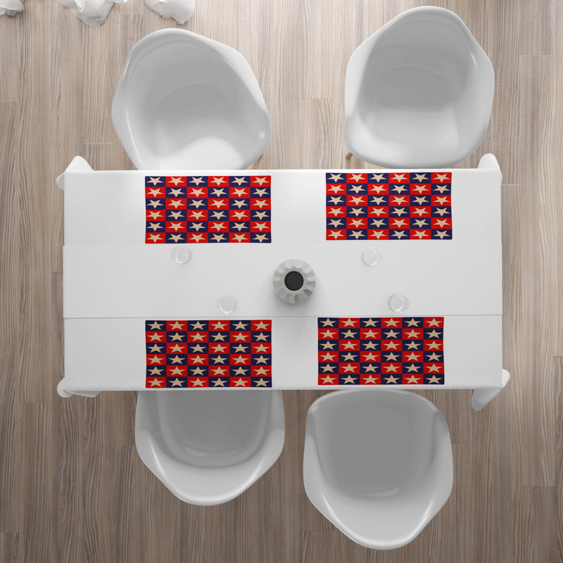 Polyester Abstract Rectangle Placemat