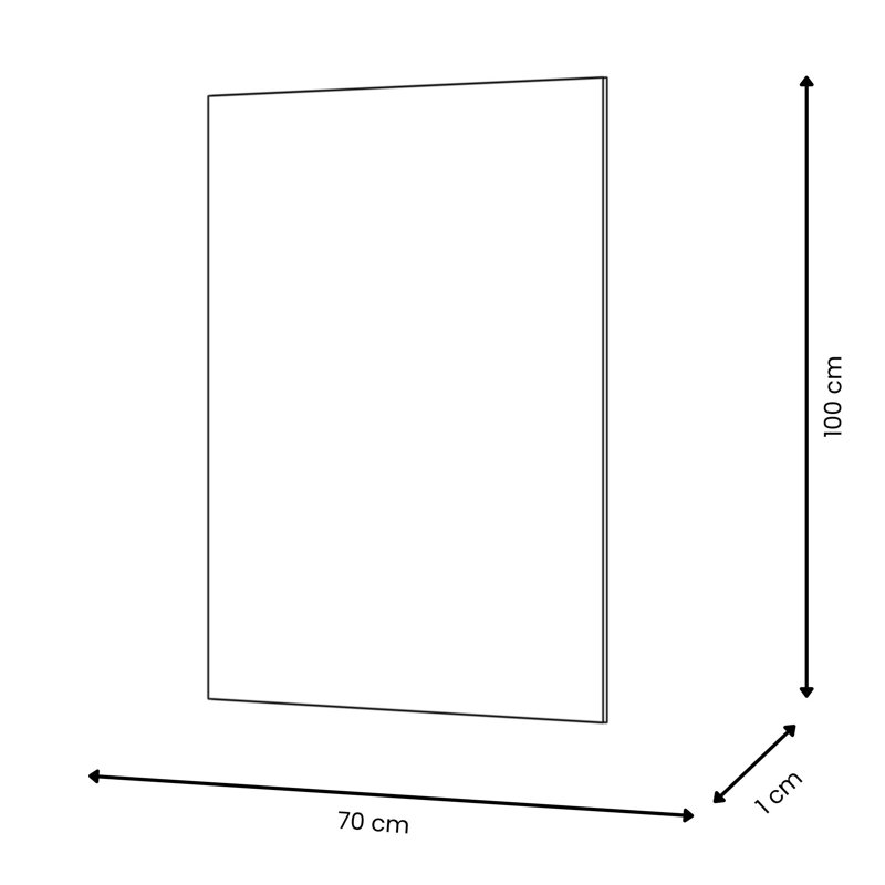 No Frame Print on Plastic / Acrylic, 100cm H x 70cm W