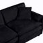 Ensemble de canapé 2 pièces, 2 pièces de canapé causeuse, ensemble de couchettes confortables en chenille moderne pour le bureau du salon avec 4 coussins-388043543