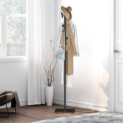 Coat Rack Freestanding With Heavy Base