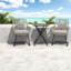 Ensemble de chaises longues de patio Spring Support, ensemble de balcon moderne en rotin d'acier