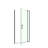 Universal Pivot Shower Door, 28-32" W x 72" H, Reversible Left/Right Opening, Matte Black Finish with Aluminum Alloy Frame