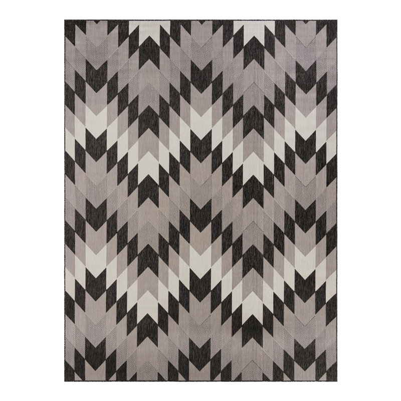 Blox Hower Indoor/Outdoor Area Rug, Rectangle 9' x 12'