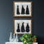 «Black and Bling I», ensemble de 2 peintures sur toile encadrées-570093367-570093366