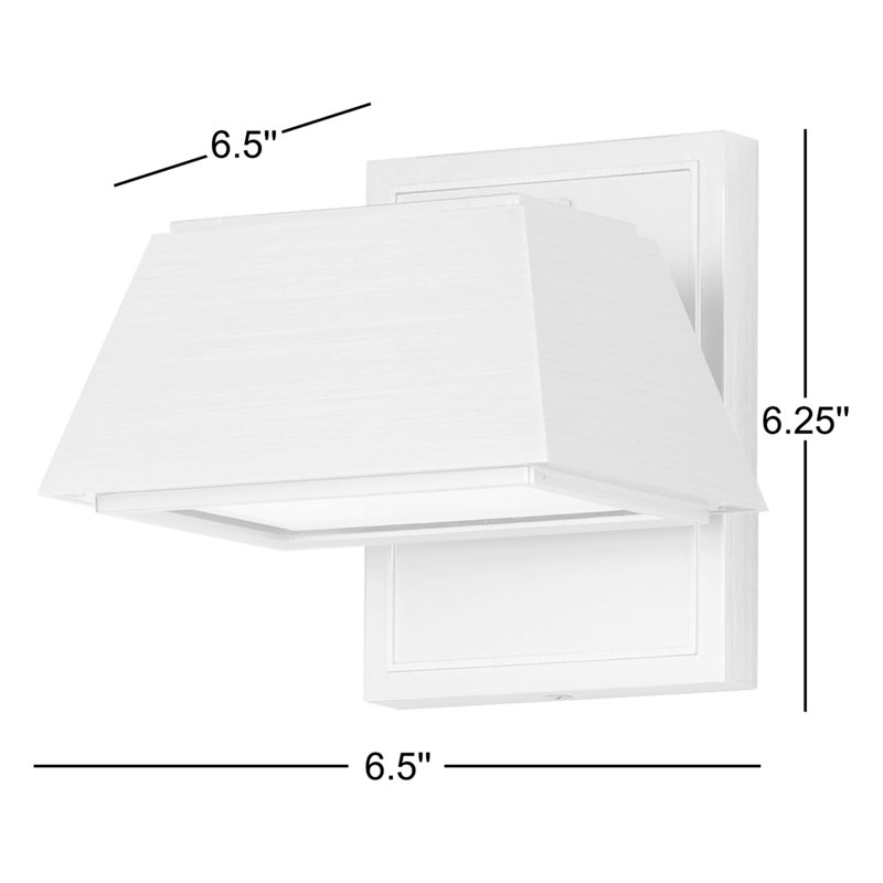 Baleine Aluminum LED Wall Light, Brown