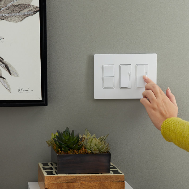 Gradateur unipolaire avancé à 3 voies 150 W Legrand, Blanc