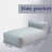 Light Gray Patio Chaise Lounger-1766810020