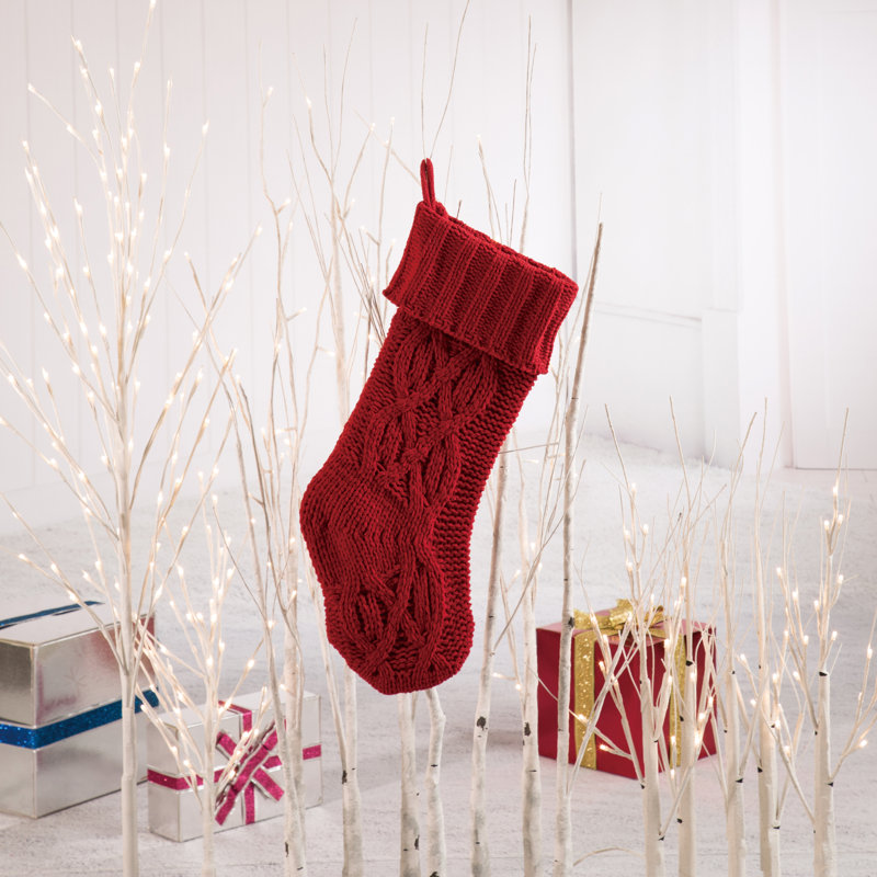 Chaussette de noël en bonneterie