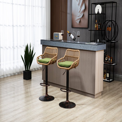 Tabouret pivotant à hauteur réglable Danyu