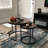 Makis Set of 2 Round Nesting Coffee Tables.