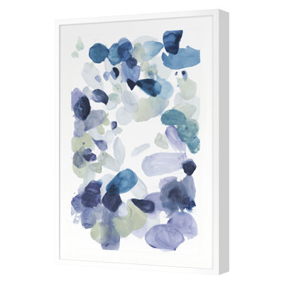 Butterfly Dance In Blue D Print by Allyson Fukushima
