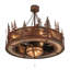 Elk At Dusk Downrod Ceiling Fan