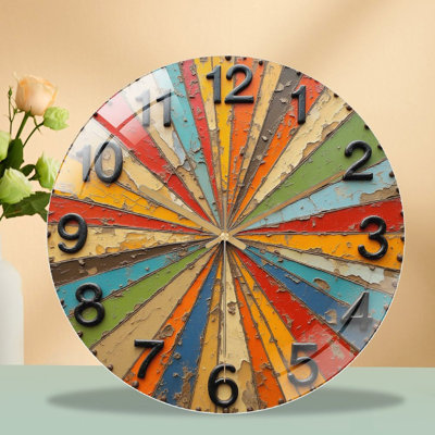 Horloge murale rétro 12 po