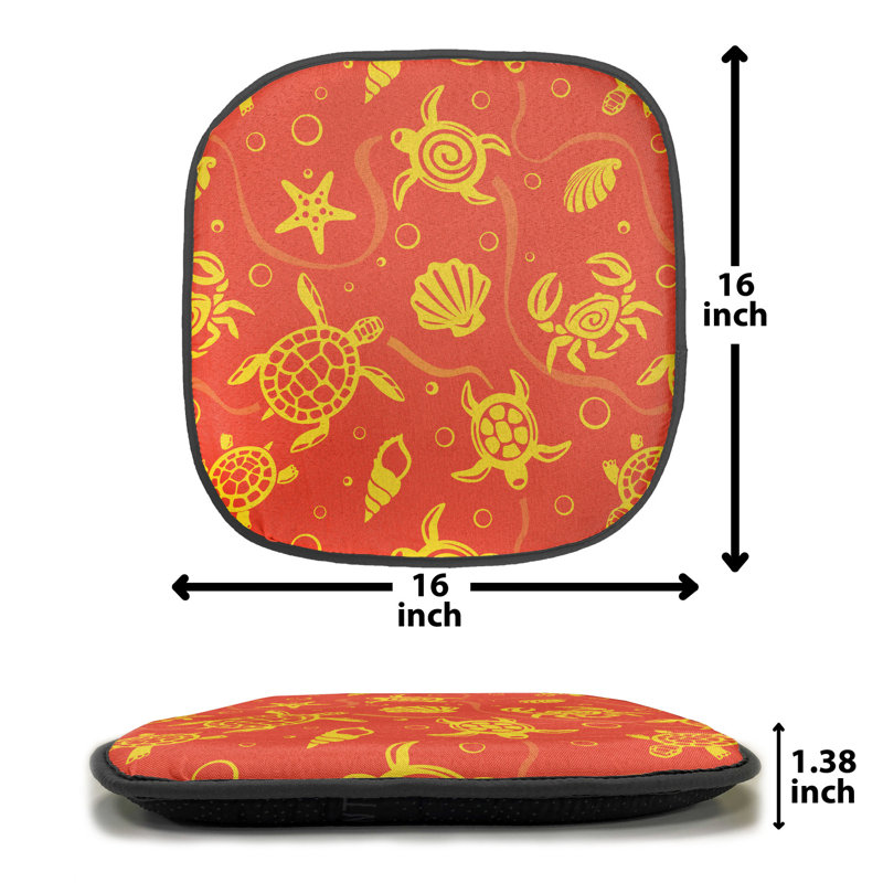 Outdoor 1.38'' Dining Chair Seat Cushion