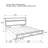 SantaAna 51-inch Wood Full Storage Panel Bed Black-1960154817-1960154820