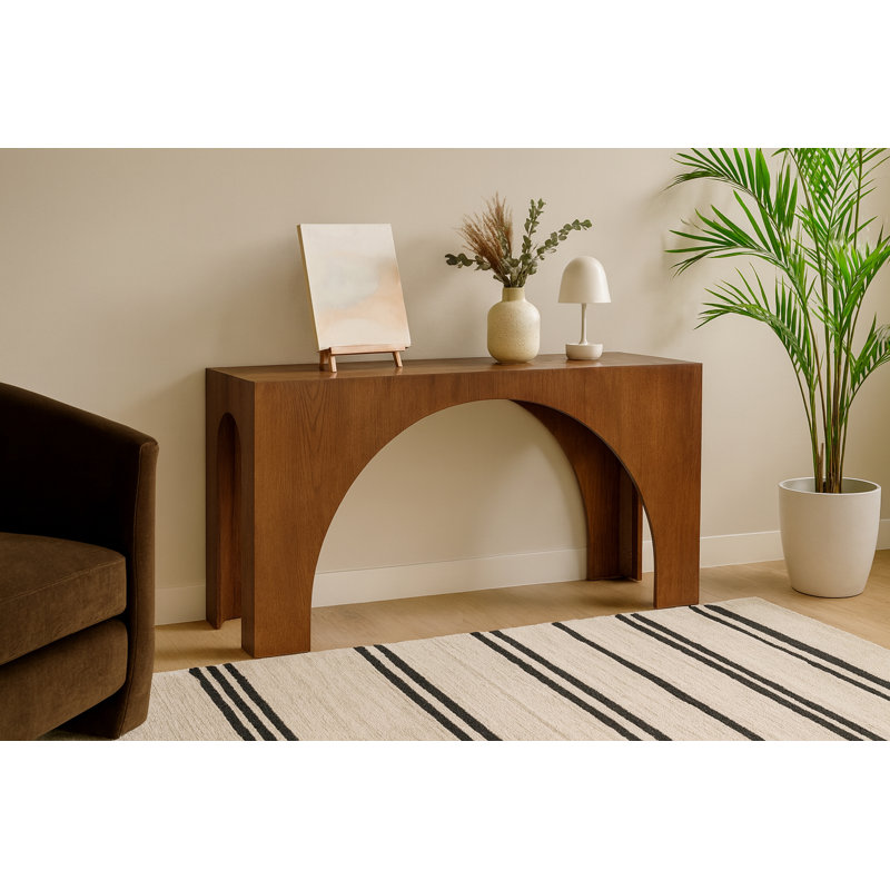 Console Metinaro 54, Brun / chêne brun