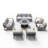 Areefa 9 - Person Patio Conversation Set with Cushions