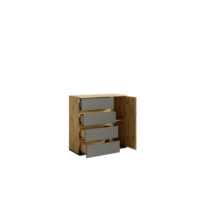 Shanea 80cm W 4 - Drawer Chest of Drawers