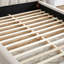 Chenille Upholstered Bed Frame with Thick Fabric-646489217