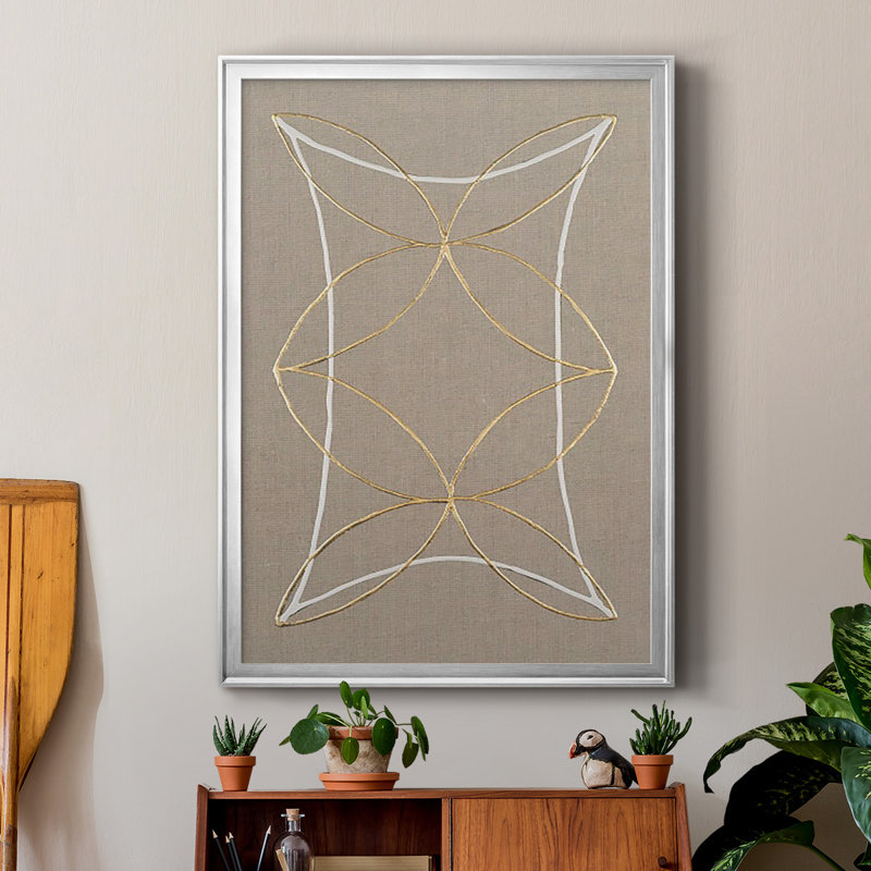 Hyperbola II, reproduction encadrée de qualité supérieure - prête à être accrochée, H 42,5 po x l 30,5 po, Pas de tapis