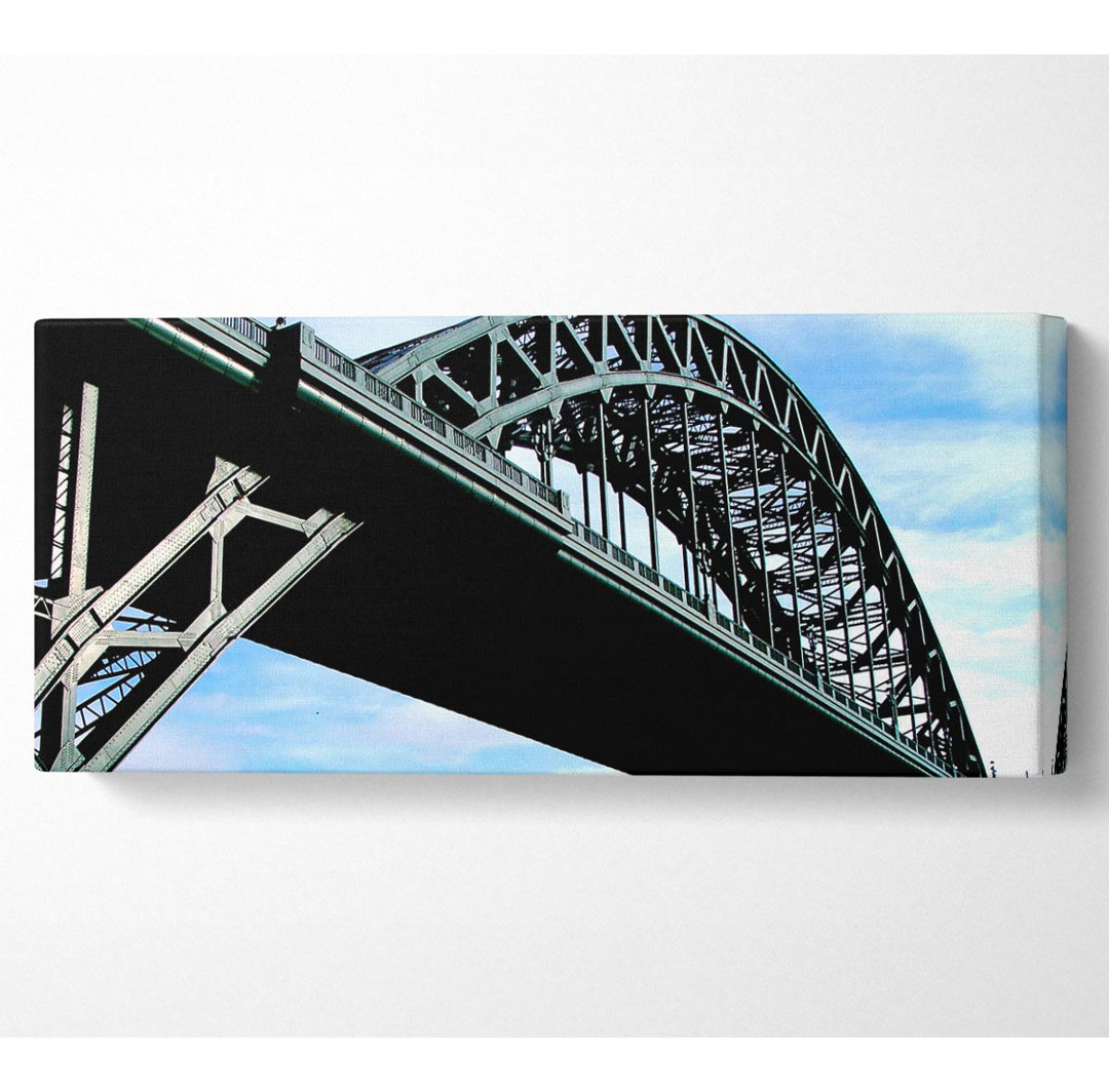 Sydney Harbour Bridge Close-Up - Panorama-Kunstdrucke auf Leinwand - Wrapped Canvas