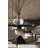Chalice Round Glass Top Dining Table