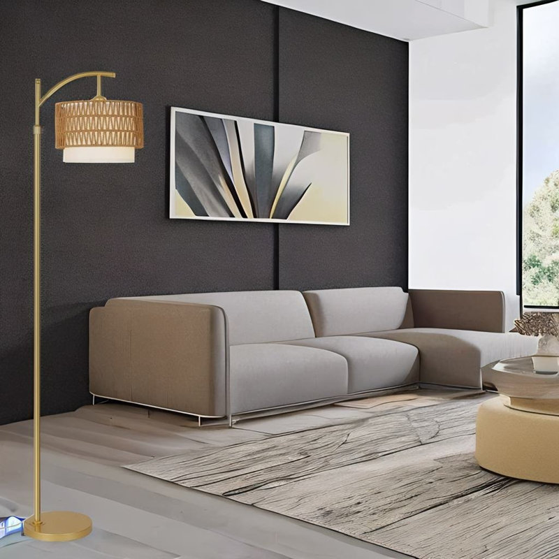 Amerius 72.8'' LED Arched Floor Lamp