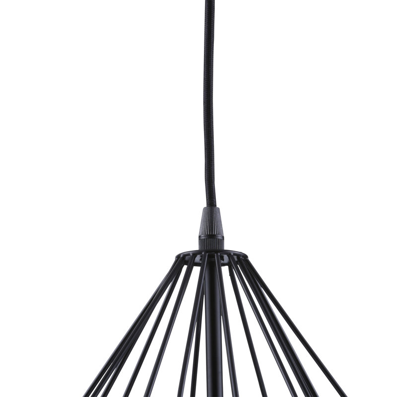 Wynter 1 - Light Geometric Pendant, Black