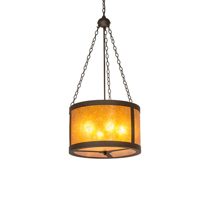 Smythe Craftsman 4 - Light Drum Chandelier