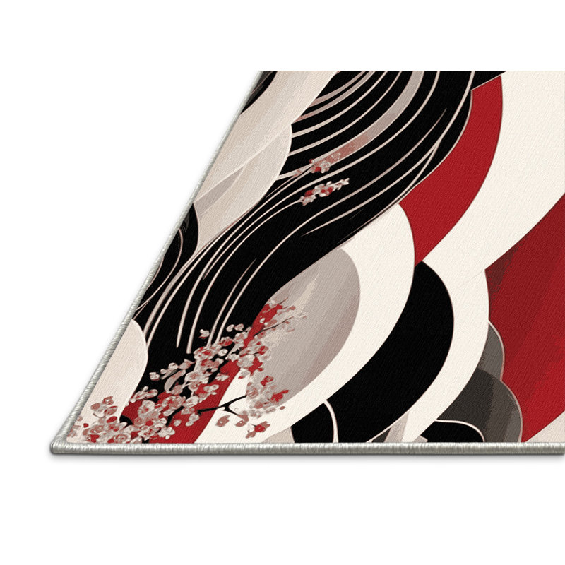 Petal Radiance Rug, Rectangle 2' x 3'