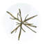 Table d'appoint en métal martelé à motif de branches en forme d'arbre Lalia-125211555