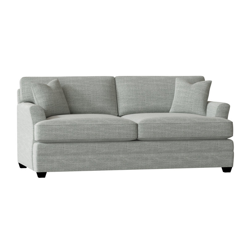 Harriss Upholstered 76'' Sofa, Conversation Capri Basketweave