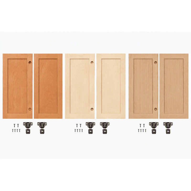 Portes à panneaux plats pour Invisidoor, 32" W x 28" H x .75" D, Érable
