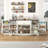 65" Sideboard Buffet Cabinet With Storage, Farmhouse Kitchen Pantries Sideboard Cabinets With Drawer, Wood Coffee Bar Cabinet With Adjustable Shelves, Storage Cabinets For Kitchen, Dining Room-2089137766
