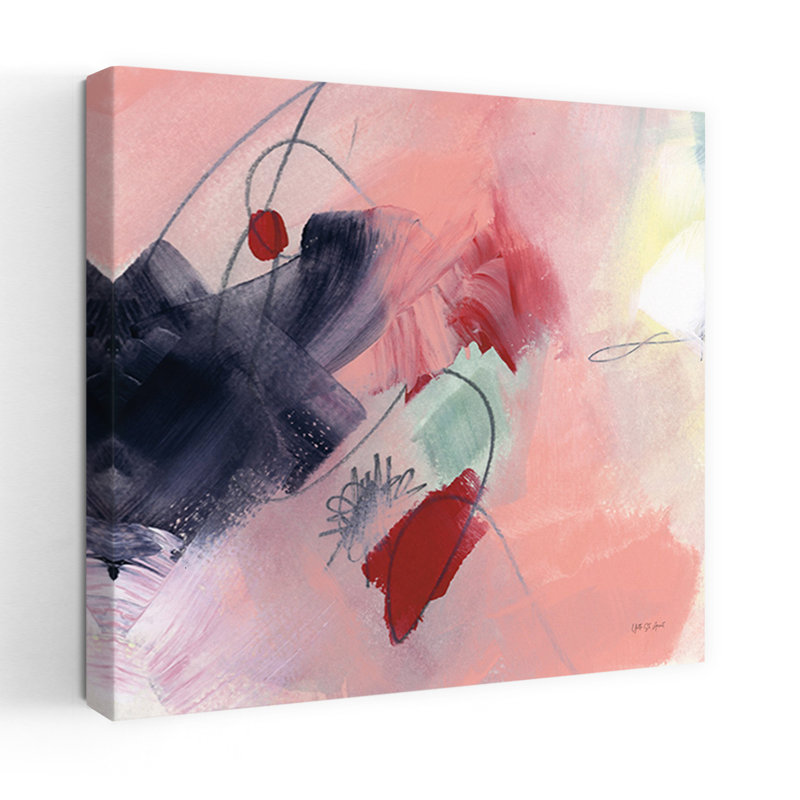 Art contemporain, art contemporain abstrait, H 18 po x l 18 po