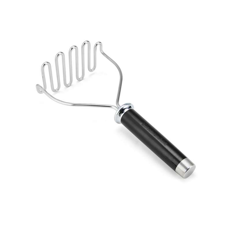 KitchenAid® Gourmet Stainless Steel Wire Masher, Black