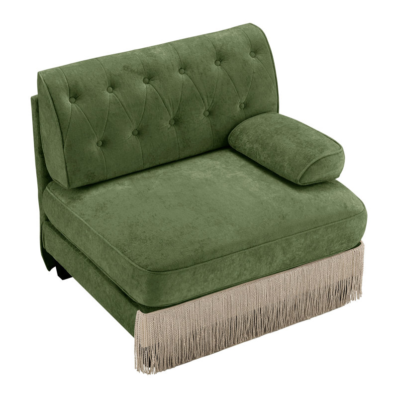Canapé en velours RSF - Vert