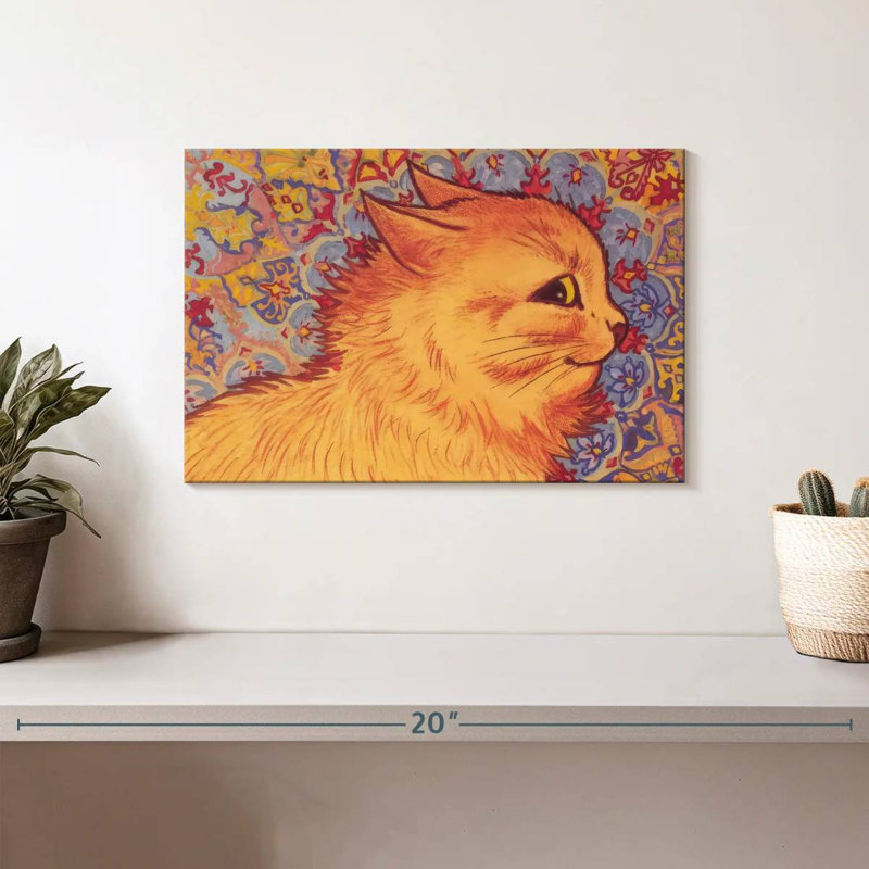 Cat Profile, 8" H x 12" W