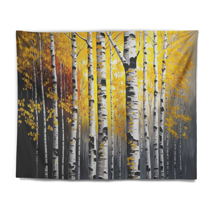 - Tapisserie murale paysage, H 32 po x l 39 po
