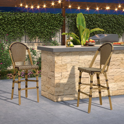 Varda Aluminum Outdoor 30'' Bar Stool