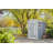 Keter Manor 4x6 ft. Durable Resin Outdoor Storage Shed With Floor and Double Doors for Garden Patio Furniture and Tools, Grey