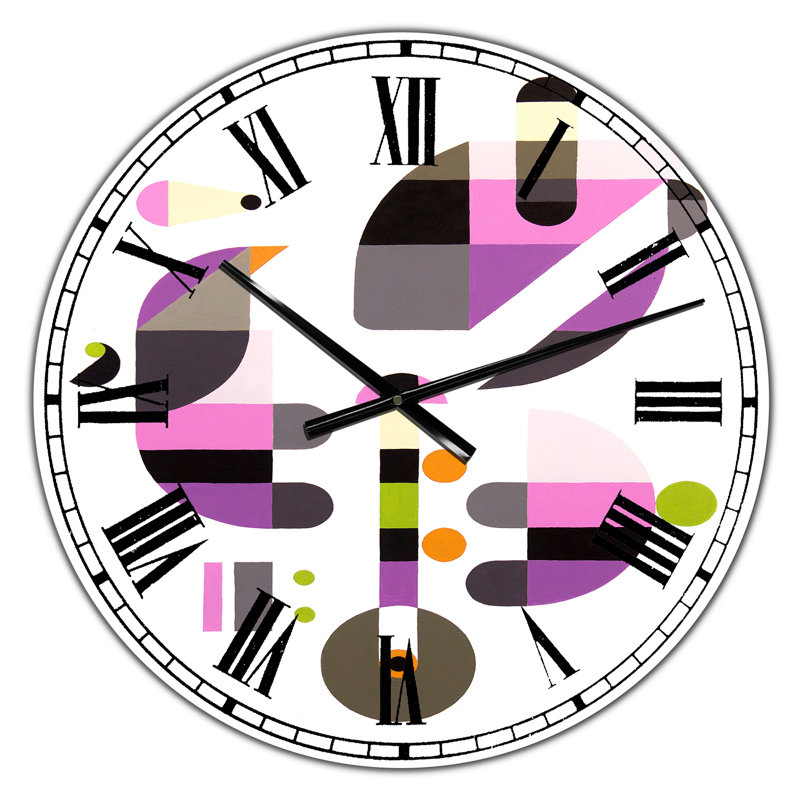 Horloge murale Concerto For Birds, Surdimensionné