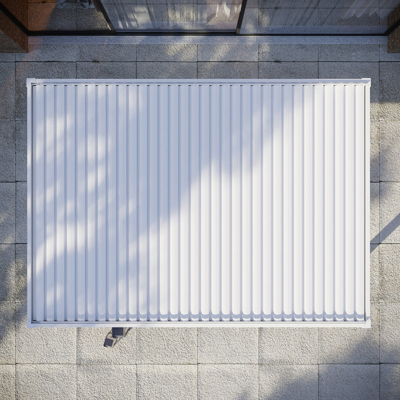 Paloma 3m x 4m Aluminium Pergola with LED Lighting, White