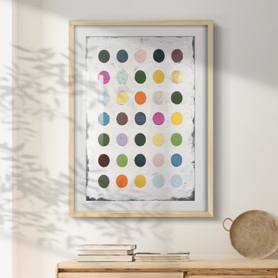 Chroma Dots I -Framed Print