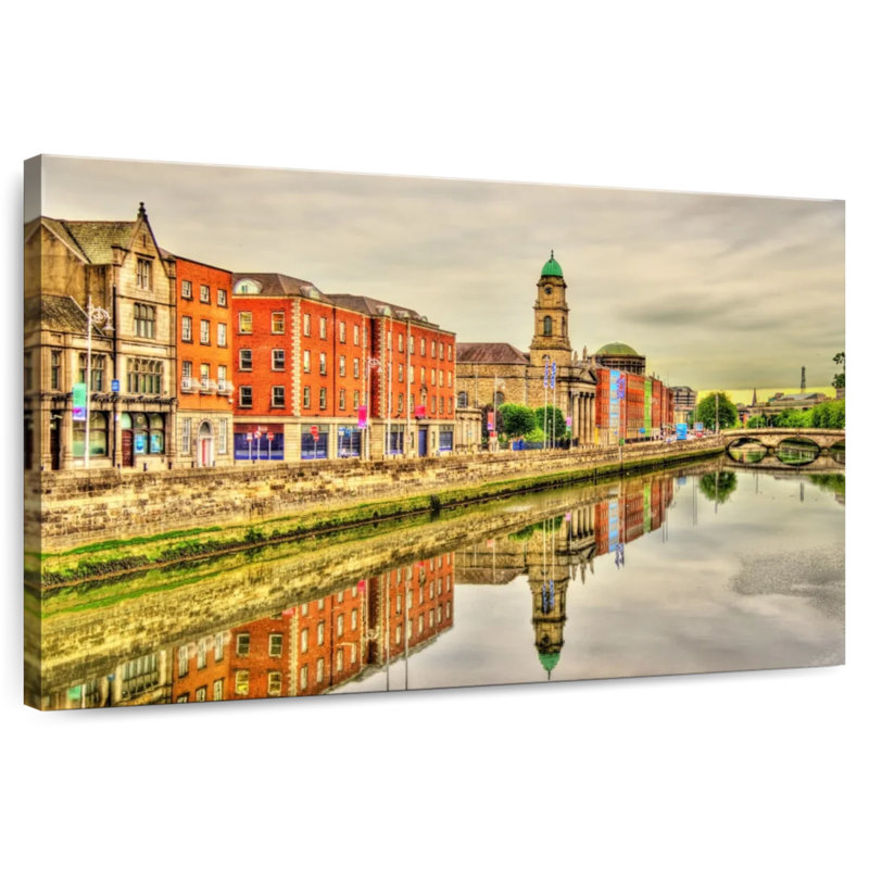 Sireci Dublin Riverside Buildings, 8" H x 12" W