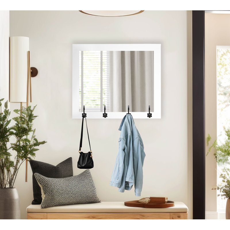 Engineered Wood Flat Wall Mirror