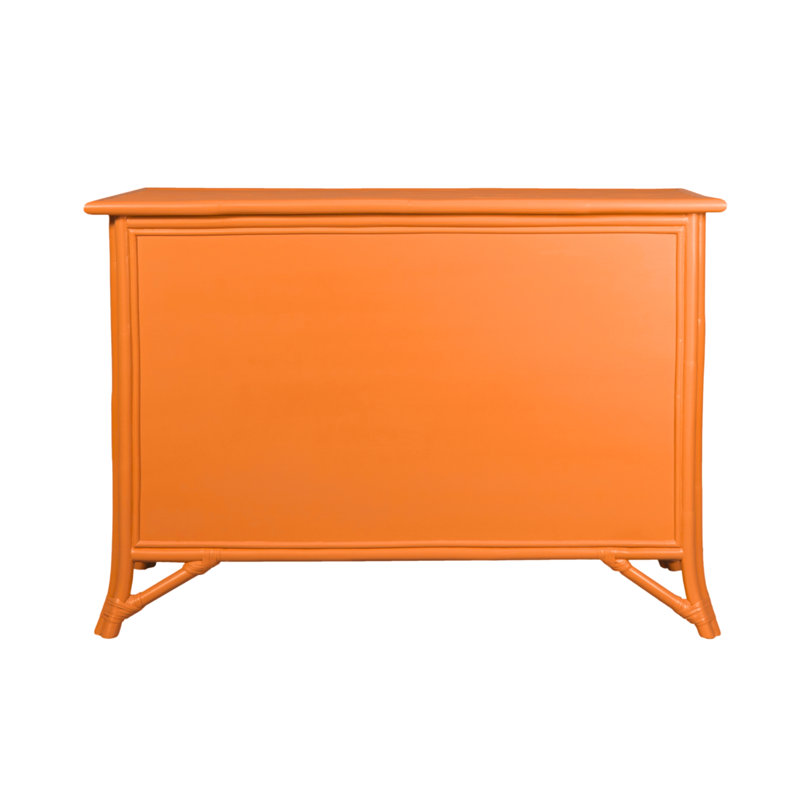 Bermuda 6 - Drawer Dresser, Citrus Orange