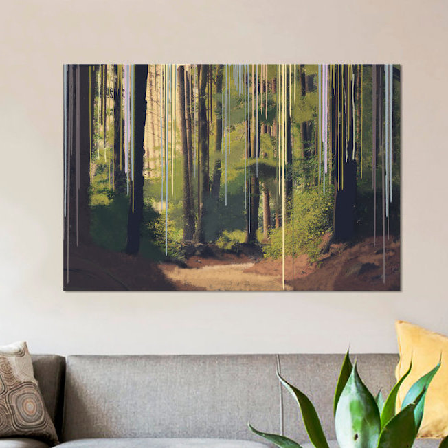 «Devenez un avec la nature» par 5by5collective, impression sur toile, H 12 po x l 18 po x P 1,5 po