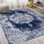 Tapis bleu marine / ivoire-6007072